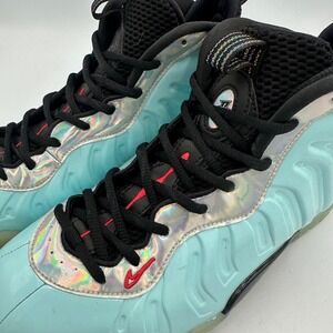 Nike Little Posite One "Mixtape" DH6490-400 GS 7Y (Women 8.5) Hype Foam Icy Blue